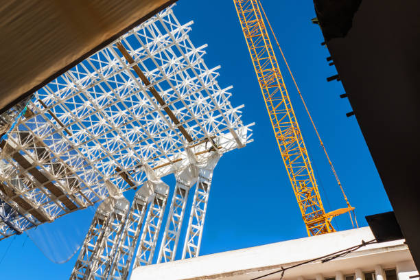 istock Large construction project in the railway station in Rabat, Morocco 1308893528
