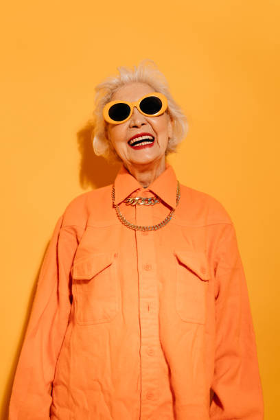 istock Woman laughing out loud and showing great emotions while posing at the studio 1308910225