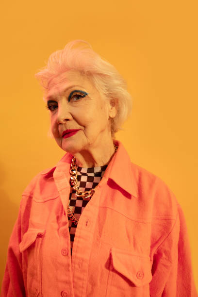 istock Woman looking confidently at the camera while posing in studio 1308910288