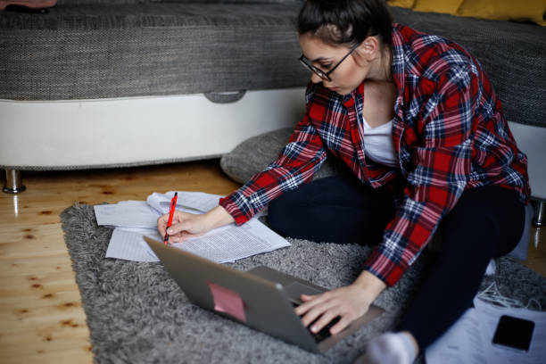 istock Working at home stock photo 1308913851
