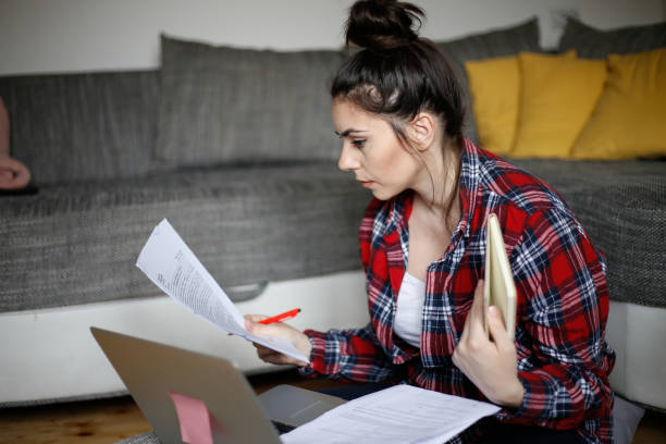 istock Working at home stock photo 1308914131