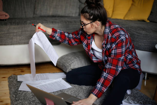istock Working at home stock photo 1308916543