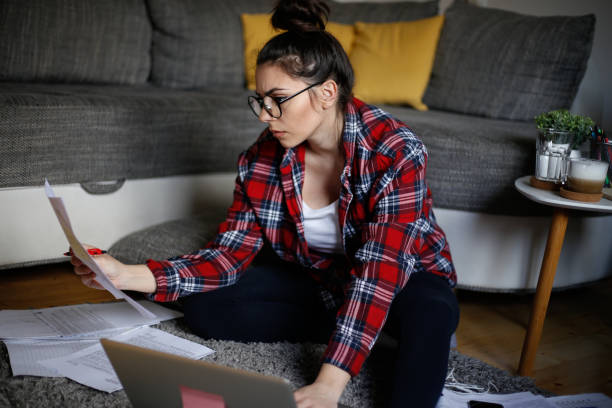 istock Working at home stock photo 1308917448