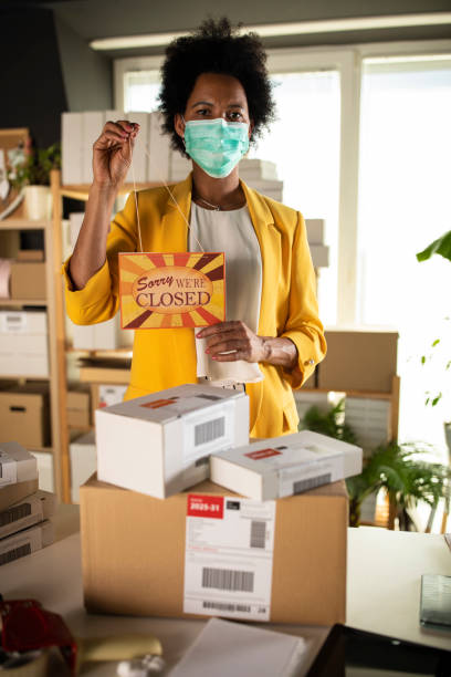 istock Closing business due to covid-19 restrictions 1308930393