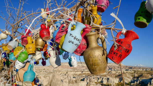 istock Amazing valley in Cappadocia, unusual relief 1308931775
