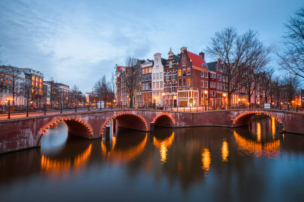 istock Amsterdam, Netherlands Bridges and Canals 1308934250