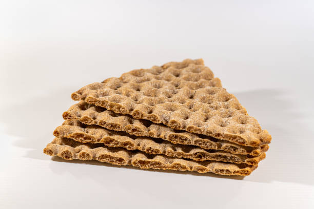 Close up of Swedish crisp bread