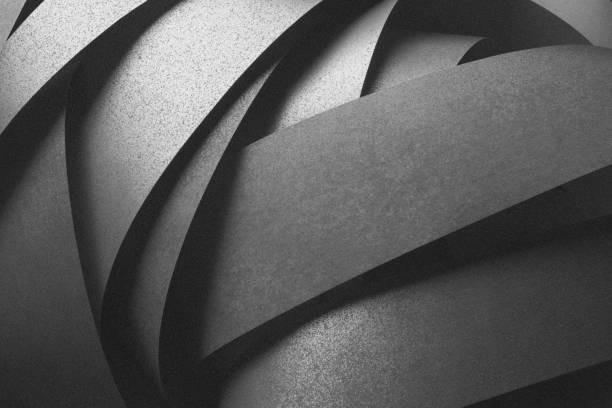 istock Geometric shapes made paper. Abstrac background 1308943890
