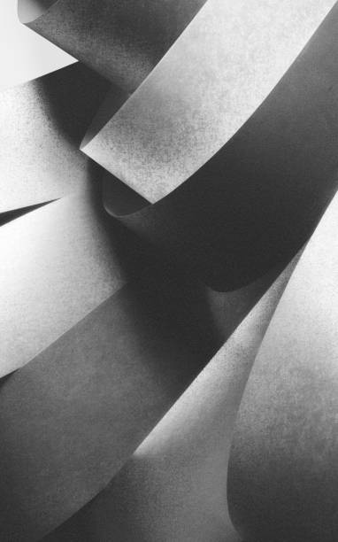 istock Geometric shapes made paper. Abstrac background 1308944172