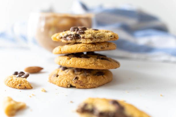 istock Milk Chocolate, Macadamia Nut Cookies and Milk 1308950520