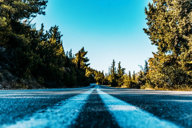 Straight Road Above The Sea