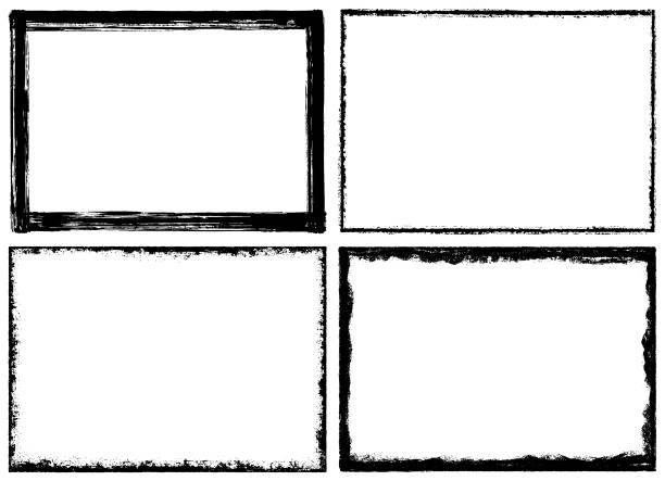 格魯格紋理框架 - 有邊框的 幅插畫檔、美工圖案、卡通及圖標