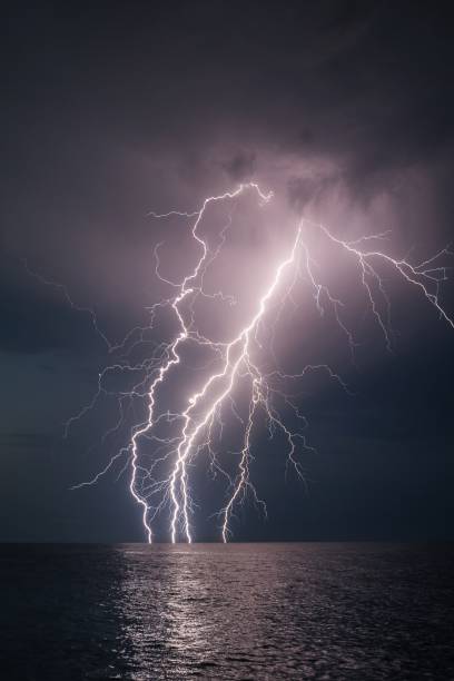istock Lightning over the Black Sea 1308957727