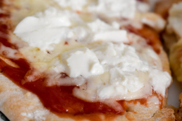 istock Pizza with Greek cheese close up 1308961962