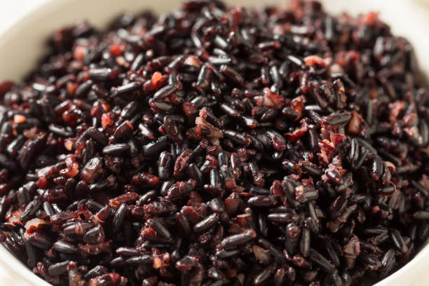 istock Homemade Cooked Forbidden Purple Rice 1308985956