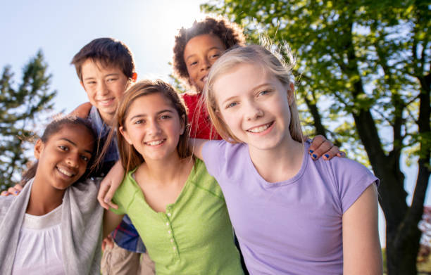 istock Happy And Smiling Group of Children 1308986721