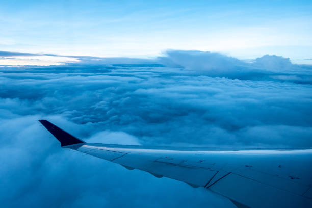 istock View from the window of an airplane 1308992109