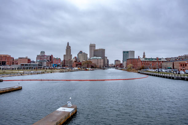 istock Providence rhode island skyline on a cloudy gloomy day 1308995387