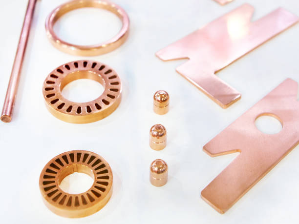 istock Copper parts for electrical industry 1309013211