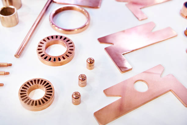 istock Copper parts for electrical industry 1309013229