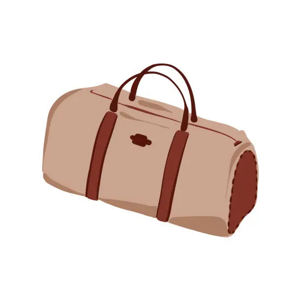 Vector illustration of Sports bag