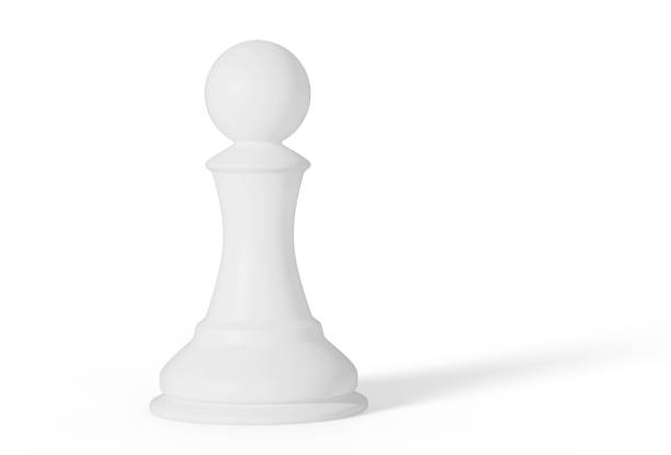 istock White chess pawn isolated. 3d illustration 1309024761