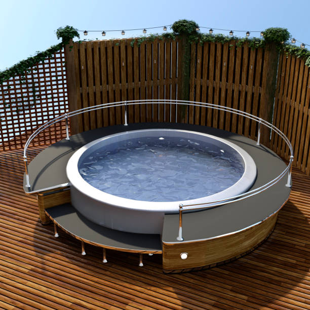 istock 3D illustration hot tub 1309027308