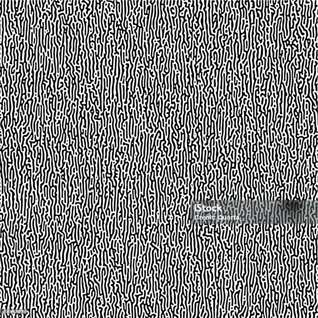 Multiscale Turing Pattern Cyclic Symmetric Multiscale Turing Pattern Monochrome Texture Stock ...