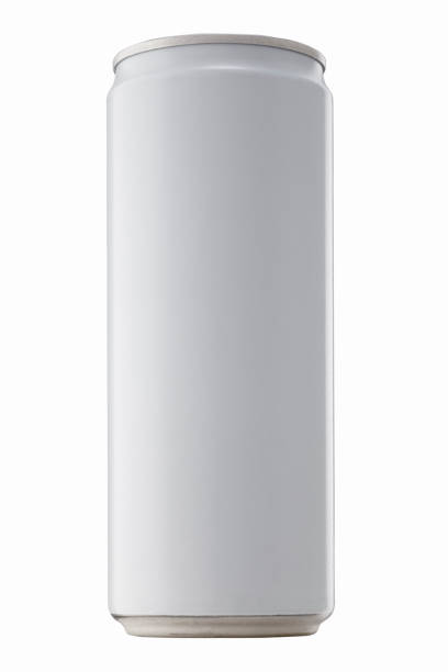istock Blank packaging white can, for drink beverage product design mock-up Isolated on white background with clipping path 1309029346
