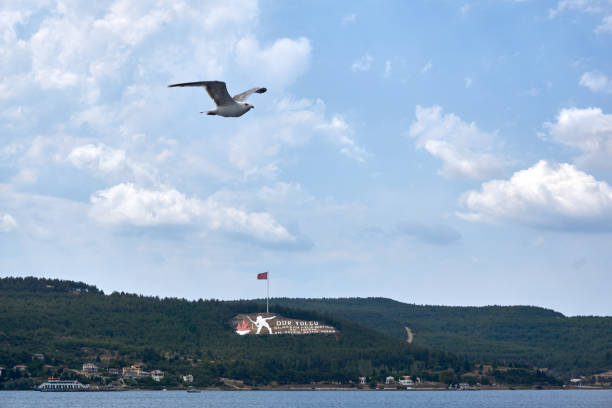 Dur Yolcu Monument in Gallipoli, Canakkale,Turkey