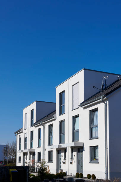 istock New white one family houses 1309031486