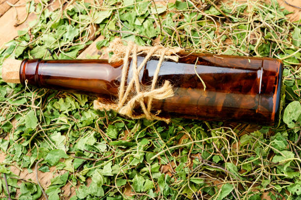 istock Bottle of tincture of medicinal herbs 1309031849