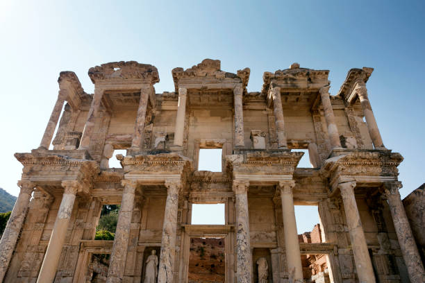 istock Famous Celsus Library in Ephesus, Turkey. 1309032043