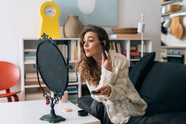 istock woman relaxing at home 1309036585