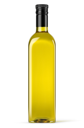 Vector realistic olive oil bottle