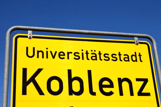 istock city limits sign of Koblenz 1309040947