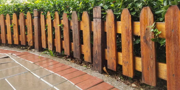 istock Wooden fence 1309042441