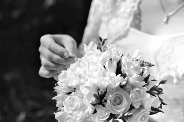 istock The bride on her wedding day. 1309044509
