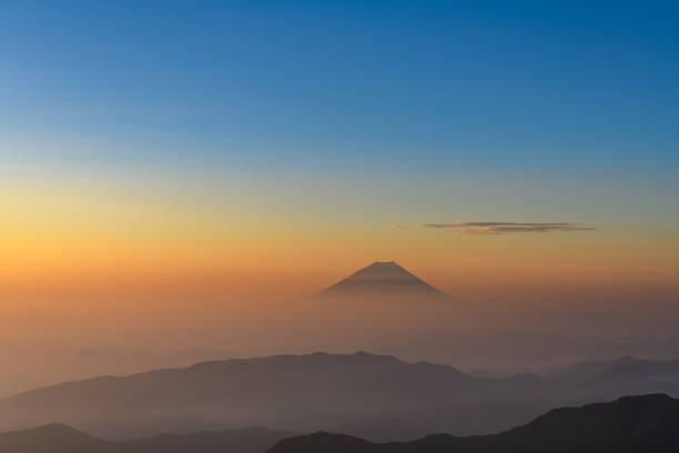 istock Mount Fuji seen from Southern Japanese Alps 1309045292