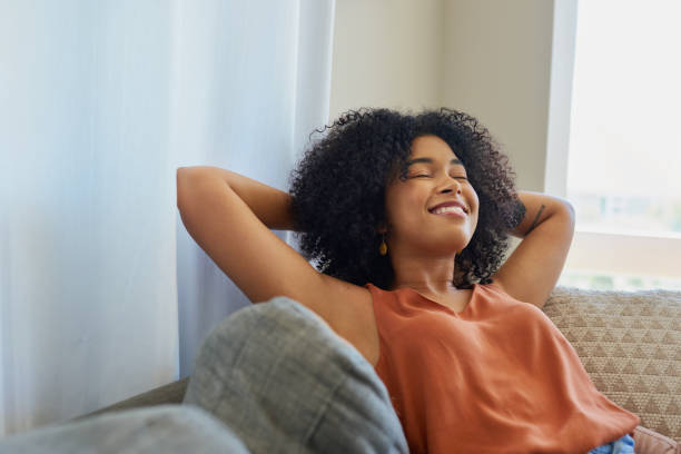 istock Staying home and totally enjoying her comfort zone 1309052547