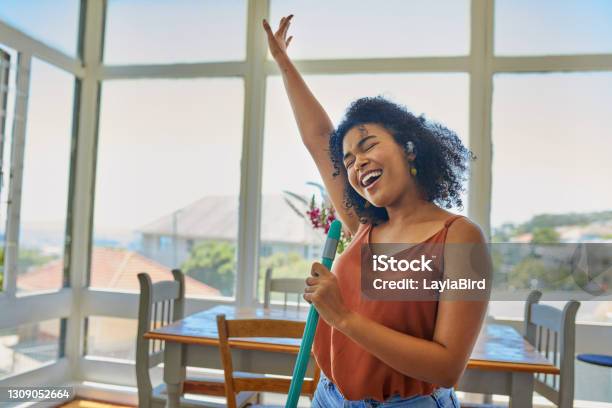 Making Chores More Joyful Stock Photo - Download Image Now - Cleaning, Domestic Life, Women