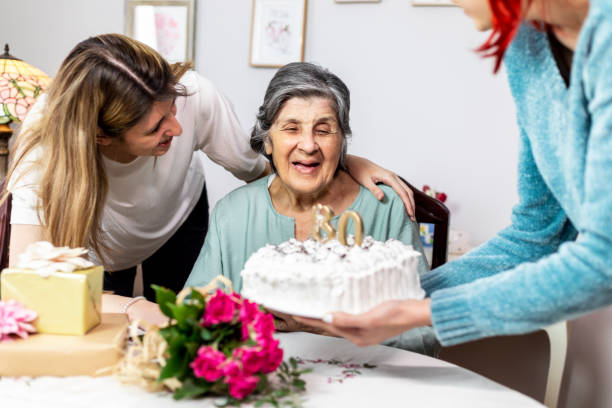 istock Senior women birthday party 1309057568