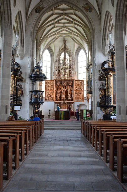 The famous winged altar in Kefermarkt, Austria, Europe