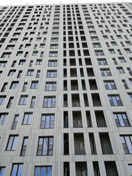 istock urban apartment buildings under construction, Construction, Facade 1309065804