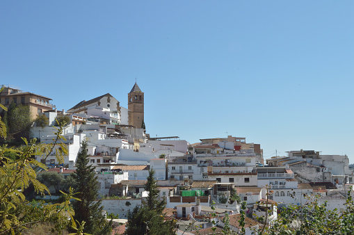 View of Santa Maria Church (Iglesia Santa Maria la Mayor), Velez Malaga, Spain