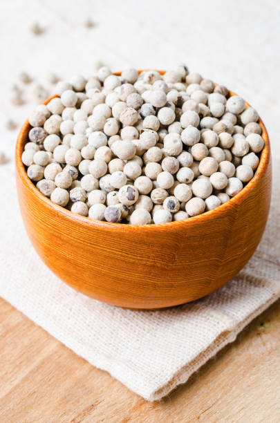 istock Dried white peppercorn seeds 1309067944