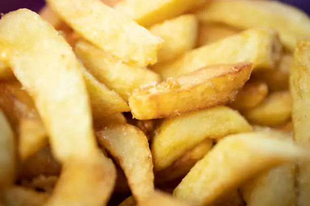 Photo of Traditional English chippy food closeup
