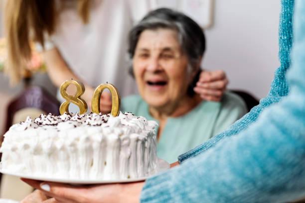 istock Senior women birthday party 1309075397