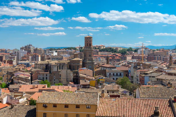 istock Tudela city from aerial view 1309076265
