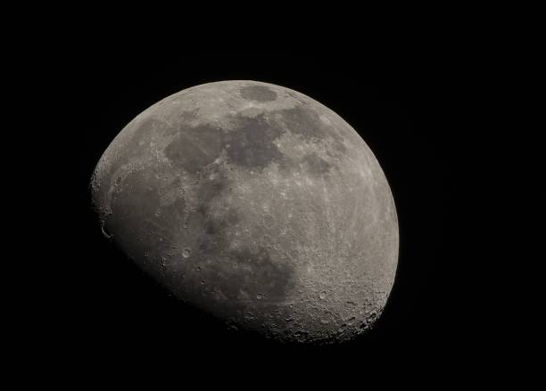 istock Waxing Gibbous Moon over Redding California 1309079172